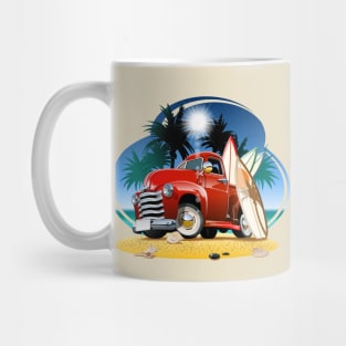 Cartoon retro pickup Mug